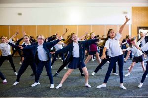 St Andrews Catholic Primary School Malabar - students dancing at school hall