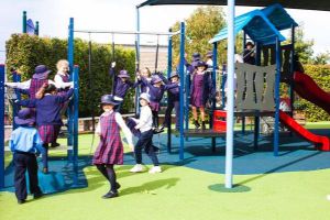 St Andrews Catholic Primary School Malabar - students in active playground